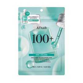 ANUA(アヌア)PDRNヒアルロン酸カプセル100セラムマスクパック(7枚入り) フェイスマスク 水分 保湿 肌キメ ツヤ 水光肌 pdrn hyaluron serum maskpack 乾燥肌 混合肌 スキンケア【公式・正規品】
