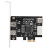 PCI -E 1X to 3-port 1394A (2 out of 1)