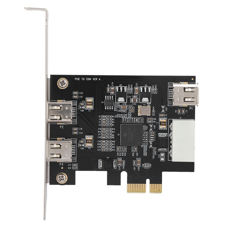 PCI -E 1X to 3-port 1394A (2 out of 1)
