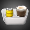 KLEARSTAND Marine Drink Caddy, Double Cup Holder, Acrylic Capped ABS