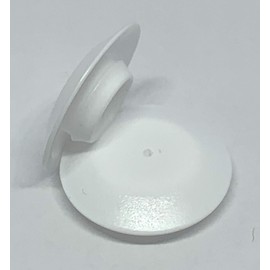 TOP SECRET PDR 1/2" Flush Type Head Plugs Designed for use in Sheet Metal up to 0.3-.08" or 0.076-2.03mm Thick Hole Diameter for snap in .49-.51" (1/2", White, 100)