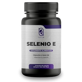 NAIMA Selenio Y Vitamina E, 100 Cápsulas | 100mcg de Selenio puro certificado con vitamina E para maximizar biodisponiblidad | Potente Antioxidante pa
