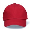 Lacoste Leather Belt Side Logo Cap (Red), red