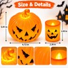 Halloween Pumpkin Skull Ghost Lantern – LED Candle Light Lamp
