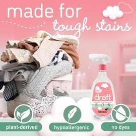Dreft Stain Remover for Baby Clothes and Hypoallergenic Baby Stain Remover Spray Plus Travel Size Stain Treater Pen, 24 Fl Oz ( Pack of 2 + Stain Pen)
