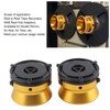 1 Pair NAB Hub Adapters Professional Polished Aluminum Alloy 10