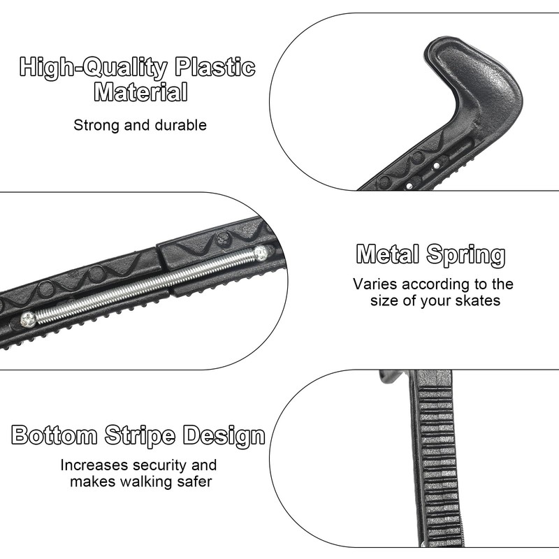 DELAESI Blade Protectors Ice Skates Adjustable Ice Skate Protector with