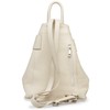 Caspar TL790 Elegant Women's Genuine Leather Backpack - Large, red
