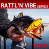 Yo-Zuri R1159-HT Rattl'N Vibe Sinking Lure, Hot Tiger