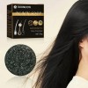 3 Piezas Negro Champú Y Jabón Neutral Para Cabello Limpio