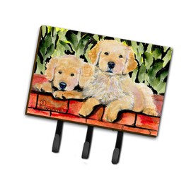 Caroline's Treasures SS8908TH68 Golden Retriever Leash Holder or Key Hook, Triple, Multicolor