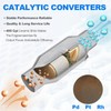 Yeoflagtrade 2.5 Inch Catalytic Converter 1 Pcs High Flow Universal