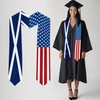 2025 Scotland Flag and USA Flag Graduation Stole Graduation Sash