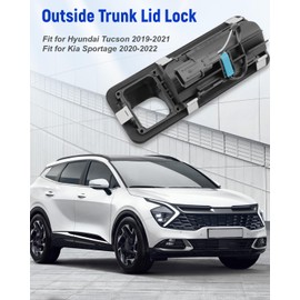 Quaneguzy Rear Trunk Hatch Handle Fit for Hyundai Tucson 2019-2021 Fit for Kia Sportage 2020-2022 Replace 81260-D3510 Tailgate Trunk Lid Outside Release Handle