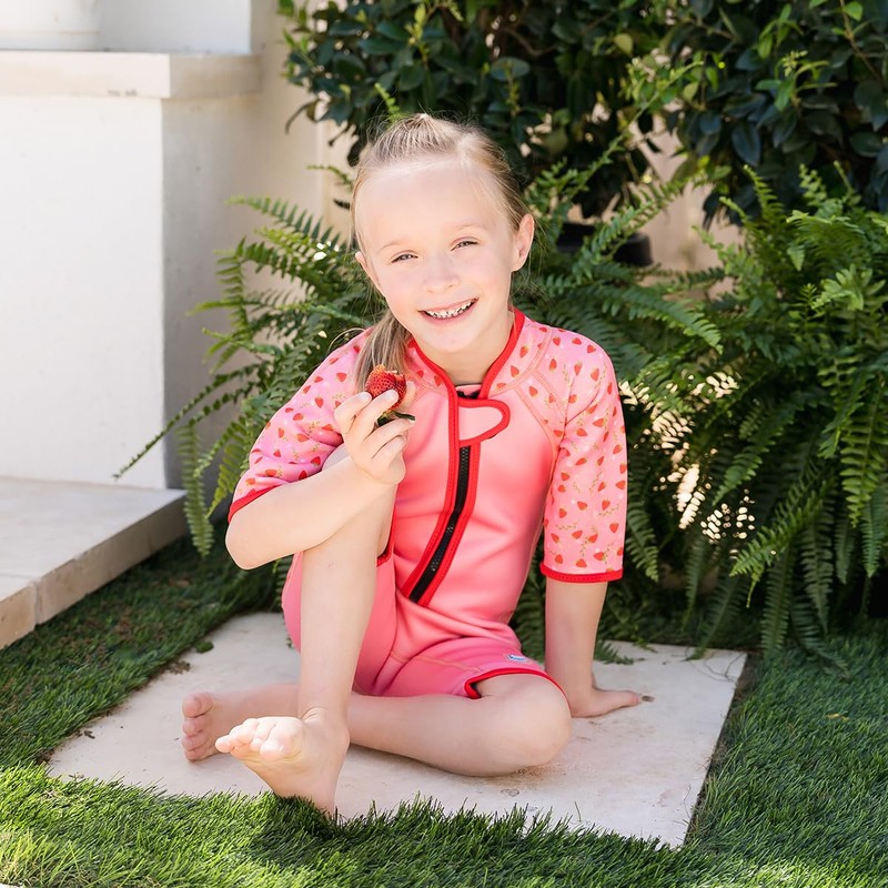 Splash About Shorty Wetsuit, Strawberry Field, 4-6 Years