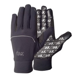 AK Xtreme Designed Polar Flexi Winter Horse Riding Gloves & for Daily Dressing (Black/Silver, S)
