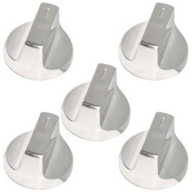 ZNTVW W11366438 Range Surface Burner Knob Gas Control Assembly Compatible with Whirlpool Stove Knob Replaces W11084623 (5PCS)