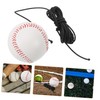 Mikinona Portable Baseball Hitting Trainer Tool with Elastic Rope Posture