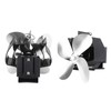 Wall Mounted Fireplace Fan 4 Blade Heat Powered Wood Stove