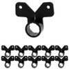 25 Pack TMKOOL 1/2 inch Suspension Butterfly Pipe Clamp Plastic