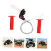 Parliky 1 Set Twist Throttle Handle Grips Cable for ATV