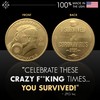 ZFG Inc. I Survived 2020 Coin Funny Zero F’s Given