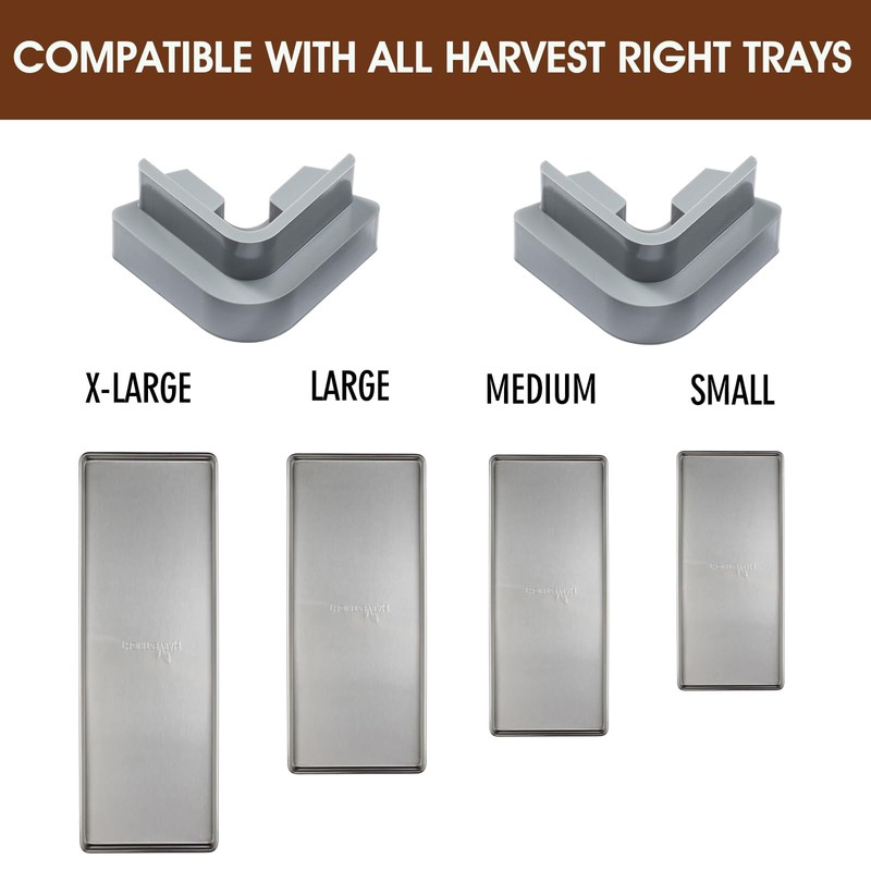16 pcs Silicone Tray Stackers for Harvest Right Freeze Dryer