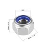 uxcell M20 x 2.5mm Nylon Insert Hex Lock Nuts, 304