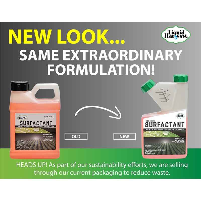 Concentrated Surfactant for Herbicides Non-Ionic 16oz, Increase Product Coverage, Increase