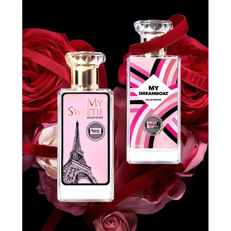Hybrid & Company Women 2 Pcs Attractive Perfume Natural Spray