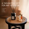 LiveTry Reed Diffuser – Wooden Cover Home Fragrance, Long-Lasting Non-Flame