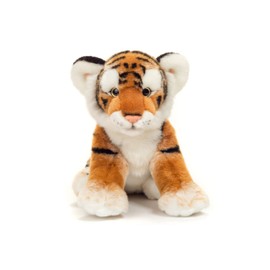 Teddy Hermann 90448 Tiger Brown 12,6"/32 cm, Soft Toy, Plush Toy