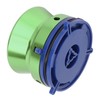 1 Pair NAB Hub Adapters Polished Aluminum Alloy Universal Loading