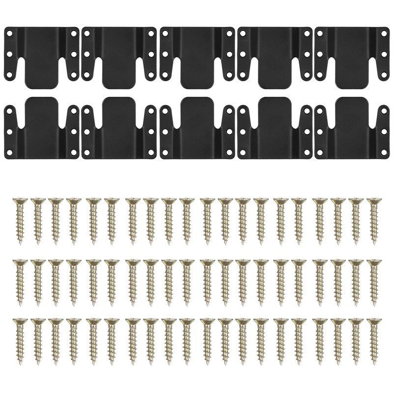10Pcs Sectional Couch Connectors, Universal Sectional Sofa Interlocking, Easy to