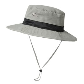 Mens Wide Brim Mesh Sun Hat XL XXL SPF UV Protection Boonie Bucket Sunhat Summer Golf Hiking Safari Outdoor Fishing Extra Large Size 8 24" Grey