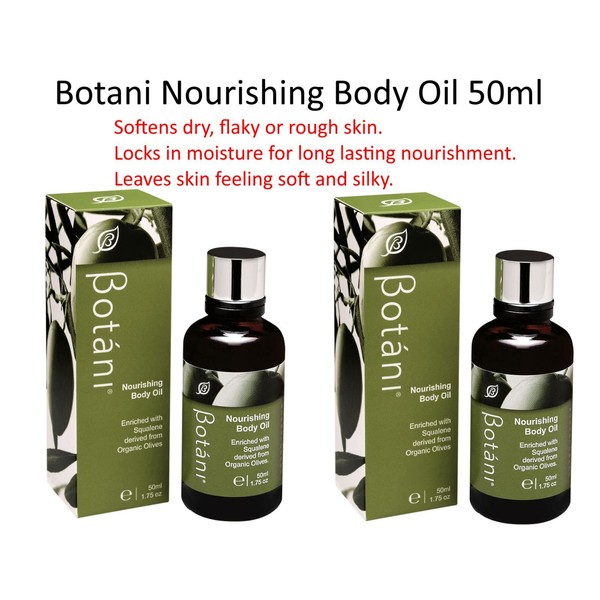 BOTANI Nourishing Body Oil 2 x 50ml ( total 100ml )  * non greasy *