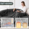 Heated Blanket Twin Size, Electric Blanket with 1-10 hrs Timer