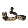 AJ Tack Wholesale Infant Antique Brown Stars Cutout Spurs