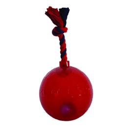 Zeus LED Bomb Spike Ball, Large Dog Toy, Black (Color May Vary)
