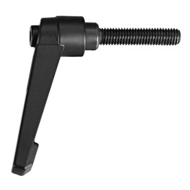 TA-VIGOR 1Pcs Adjustable Clamping Lever Handles, M8 x 40mm Locking Quick Release Push Button Ratchet Screw Knobs, Aluminum Alloy Male Thread Stud Bolts Handle for Machinery & Equipment