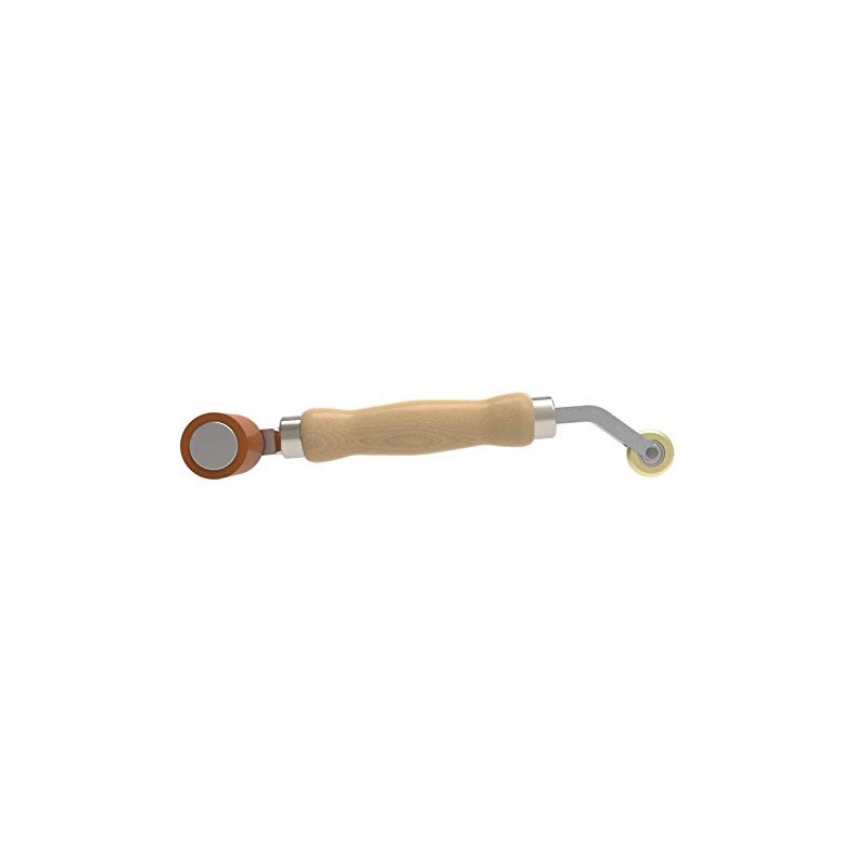 Everhard Double-end Silicone Seam/Brass Detail Roller Made in USA MR13140