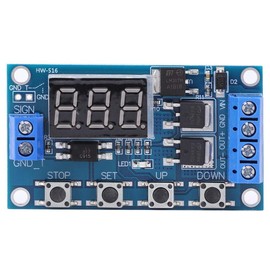 Timer Delay Switch Board 12 V 24 V Timing Relay Module Trigger Cycle Timing Dual MOS Tube Control