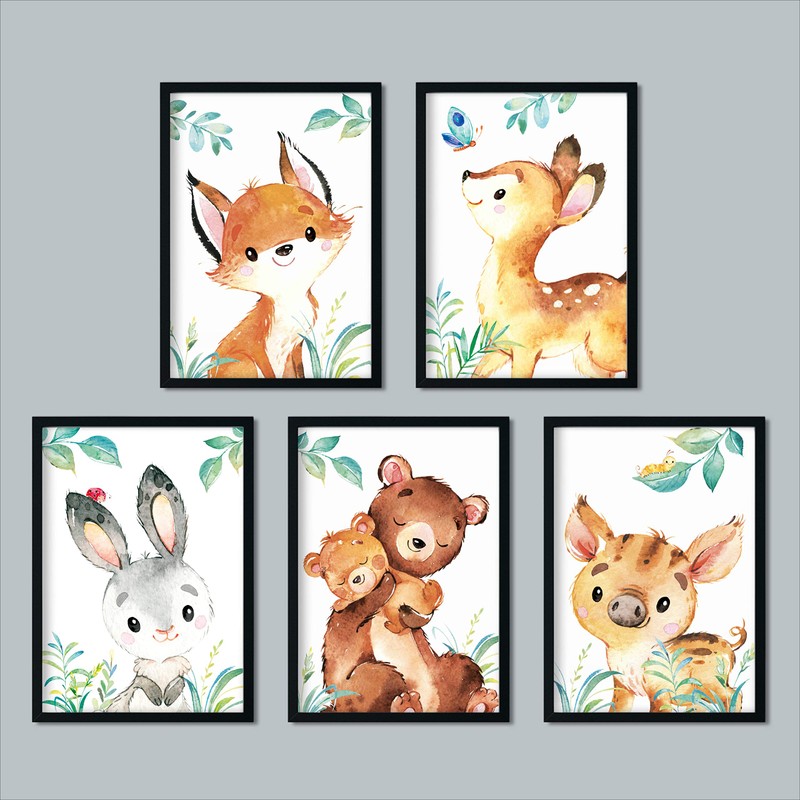 LALELU-Prints | A4 Pictures Nursery Decoration Girls Boys | Magical