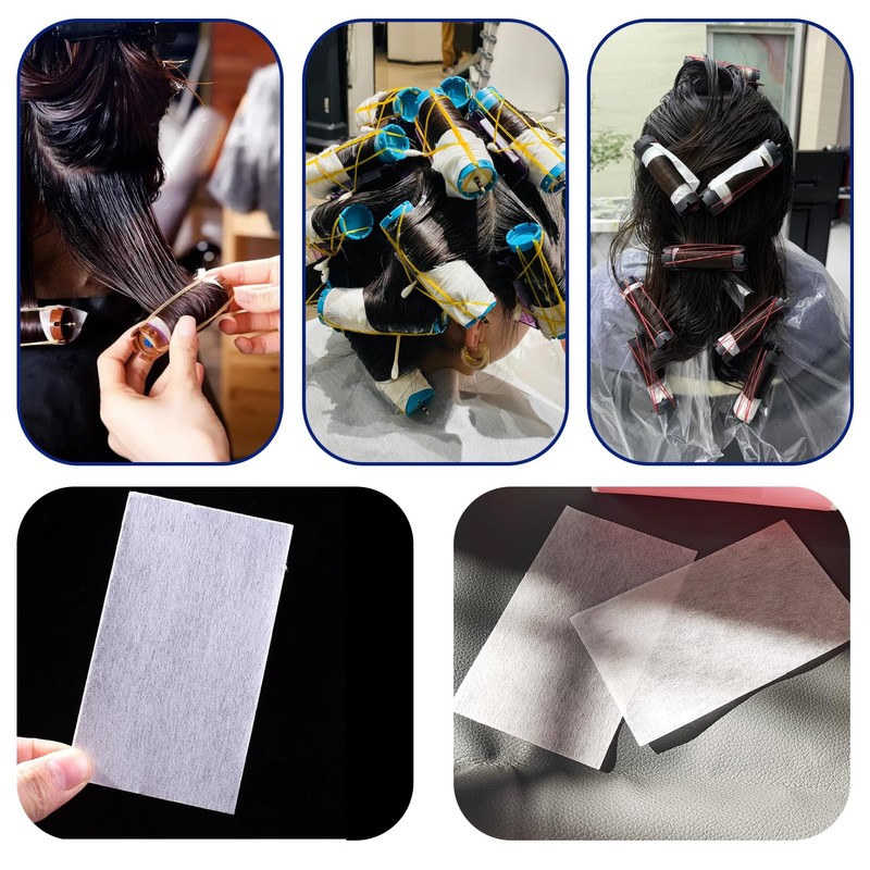 100 PCS Disposable Salon Perm Papers, Hair Perm Kit for
