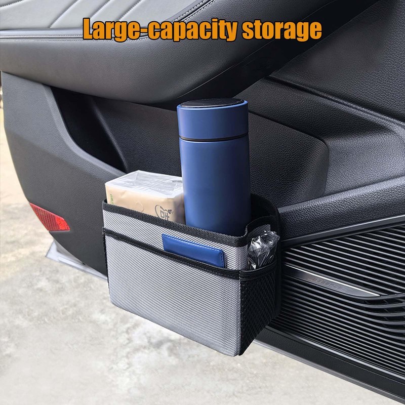 DEARBAG Car Dustbin Small, Foldable Car Side Door Bin, Waterproof,