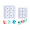 Moldes de silicona con agujeros, Sphere Ball 2 in set,