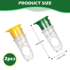 Pack of 2 Lemon Squeezer, Mini Lemon Squeezer, Hand Press, Fruit Press, Manual Citrus Juicer, Manual Lime Squeezer, Lemon Squeezer, Hand Press, Lemon Pourer for Lemon, Mandarin, Orange Juicing