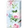 Boston International Bulk 4-Ply Floral Pocket Tissues, Bundle of 6