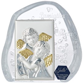 Crystaljulia Lead Crystal Paperweight, Clear, 11.5 cm