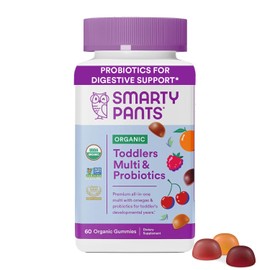 SmartyPants SmartyPants Organic Toddler Multivitamin Gummies & So Cozy Leave in Conditioner for Kids' Curly Hair, 60 Count